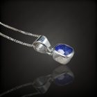 Tanzanit ezüst medál