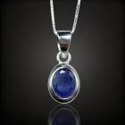 Tanzanit ezüst medál