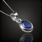Tanzanit ezüst medál