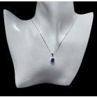 Tanzanit ezüst medál