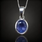 Tanzanit ezüst medál