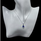 Tanzanit ezüst medál
