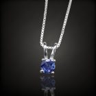 Tanzanit ezüst medál