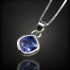 Tanzanit ezüst medál