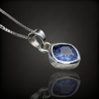 Tanzanit ezüst medál