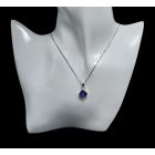 Tanzanit ezüst medál