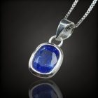 Tanzanit ezüst medál
