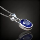 Tanzanit ezüst medál