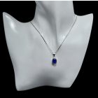 Tanzanit ezüst medál