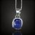 Tanzanit ezüst medál