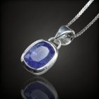 Tanzanit ezüst medál