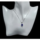 Tanzanit ezüst medál