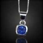 Tanzanit ezüst medál