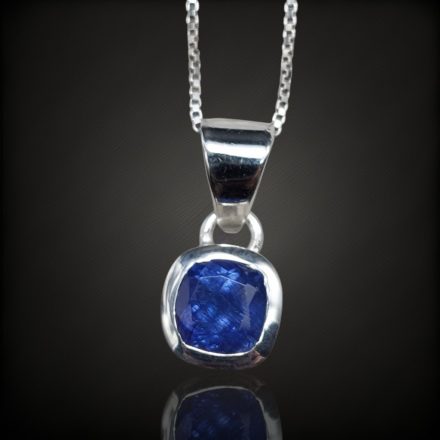 Tanzanit ezüst medál