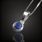 Tanzanit ezüst medál