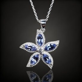 Tanzanit ezüst medál