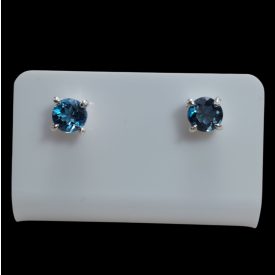 Topáz ezüst fülbevaló