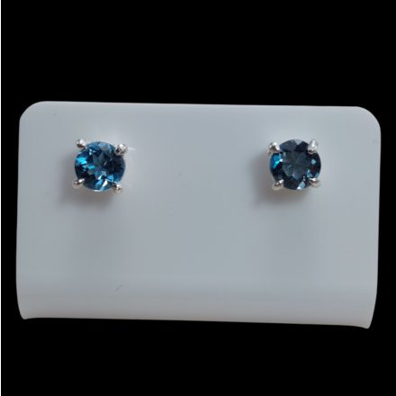 Topáz ezüst fülbevaló