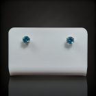 Topáz ezüst fülbevaló