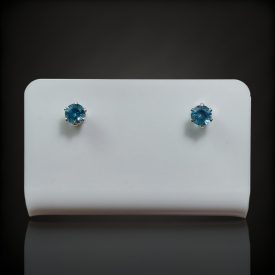 Topáz ezüst fülbevaló