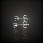 Topáz ezüst fülbevaló