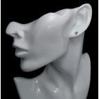 Topáz ezüst fülbevaló