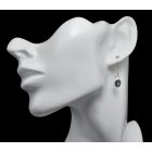 Topáz ezüst fülbevaló