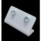 Topáz ezüst fülbevaló