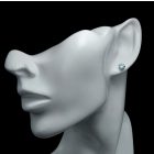 Topáz ezüst fülbevaló