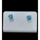 Topáz ezüst fülbevaló