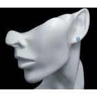 Topáz ezüst fülbevaló