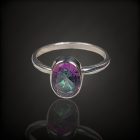 Topáz ezüst gyűrű