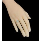 Topáz ezüst gyűrű