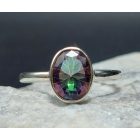 Topáz ezüst gyűrű