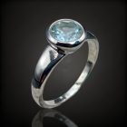 Topáz ezüst gyűrű