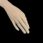 Topáz ezüst gyűrű