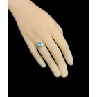 Topáz ezüst gyűrű