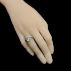 Topáz ezüst gyűrű