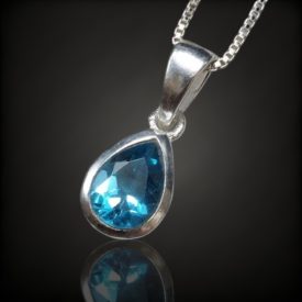 Topáz ezüst medál