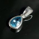 Topáz ezüst medál