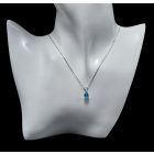 Topáz ezüst medál