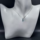 Topáz ezüst medál