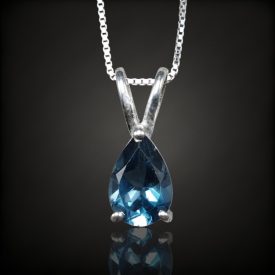 Topáz ezüst medál