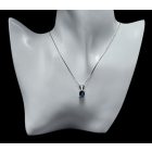 Topáz ezüst medál