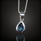 Topáz ezüst medál