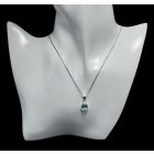 Topáz ezüst medál