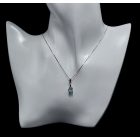 Topáz ezüst medál