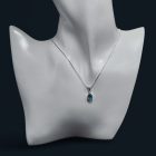 Topáz ezüst medál