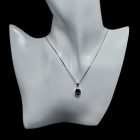 Topáz ezüst medál