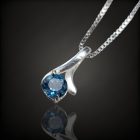 Topáz ezüst medál